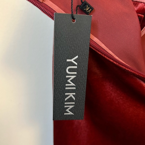 Yumi Kim. City Slicker Velvet Pants. Brick Velour. Medium - Picture 11 of 15